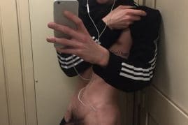 Boy showing cock