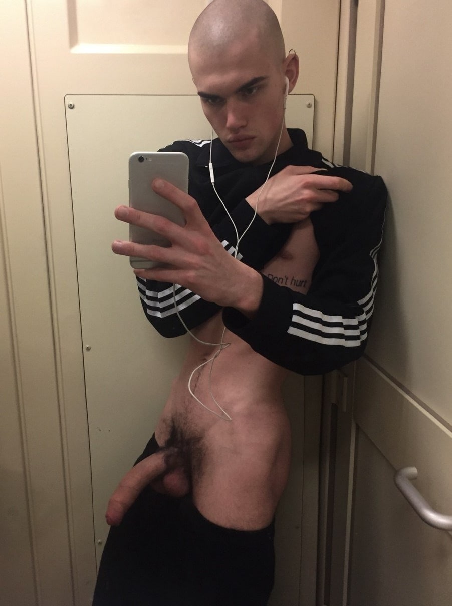 Boy showing cock