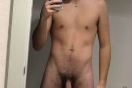 Boy taking dick picture