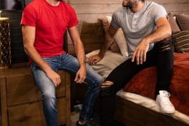 Gay porn stars Diego Sans and Shane Jackson