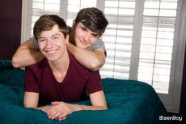Gay boys Nathan James and Keagan Case