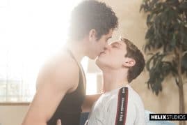 Gay twinks Zach Letoa and Jacob Hansen