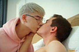 Geeky twink getting fucked