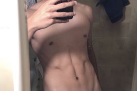 Nude boy self picture