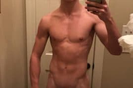 Nude mirror boy