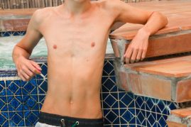 Skinny gay twink