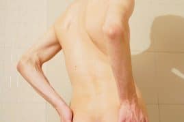 Skinny nude boy