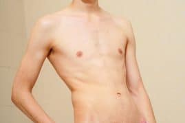 Skinny nude boy