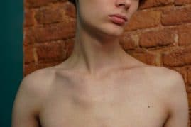 Skinny twink with a big cock