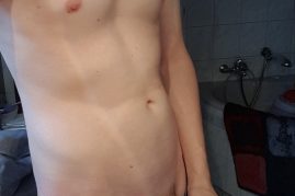 Twink with a big boner